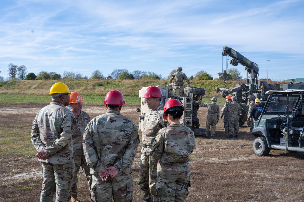 U.S. Army TRADOC CSM Raymond S. Harris Tour of the Ordnance Corps and School