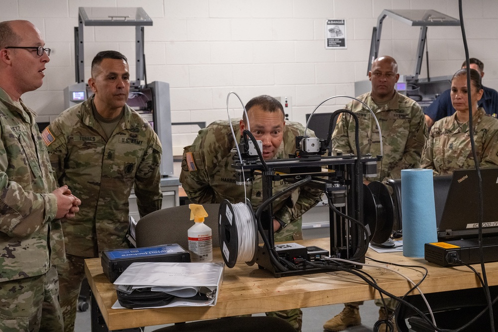 U.S. Army TRADOC CSM Raymond S. Harris Tour of the Ordnance Corps and School