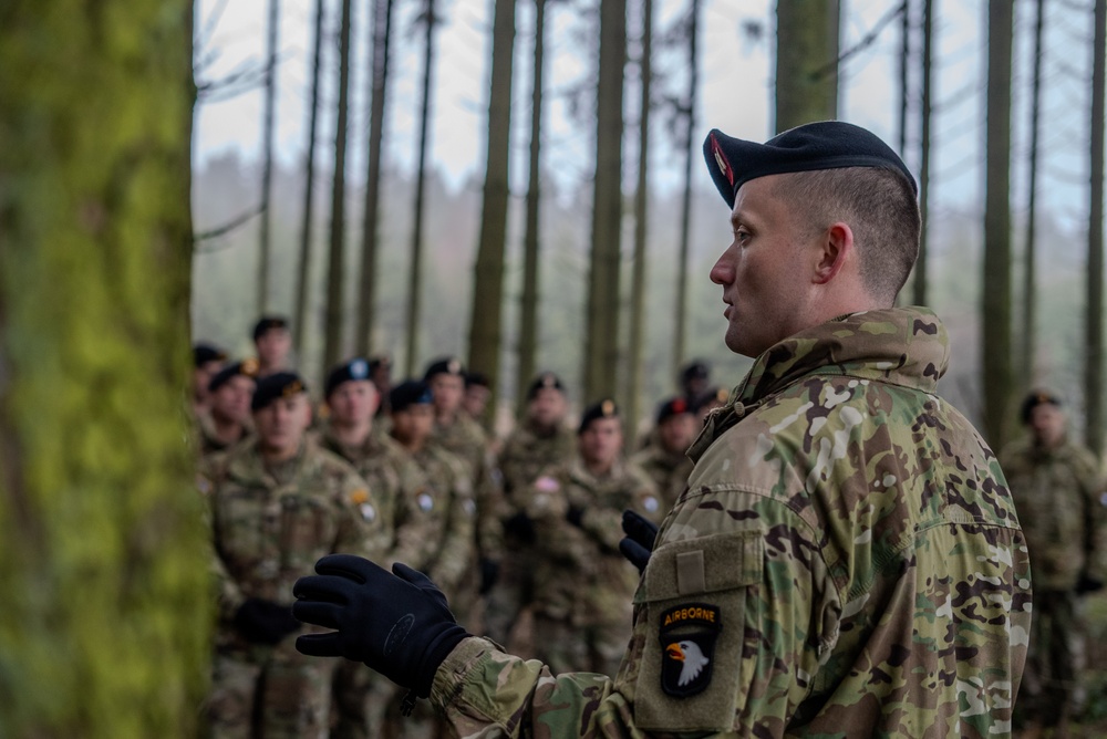 101st Airborne Division Soldiers Honor Legacy of WWII Veterans in Belgium