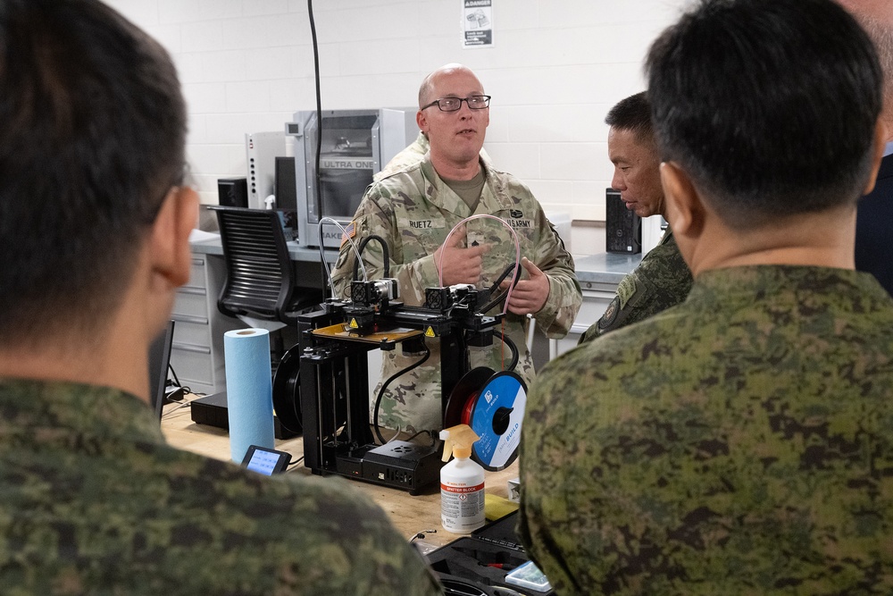 U.S. Army TRADOC CSM Raymond S. Harris Tour of the Ordnance Corps and School