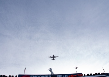 16th Special Operations Squadron conducts flyover of Denver Broncos Game