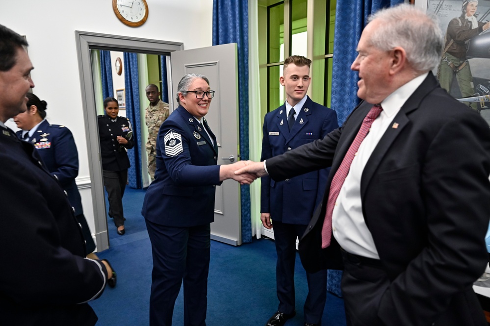 SecAF Kendall, CSO Saltzman host USSF 5th birthday at the Pentagon