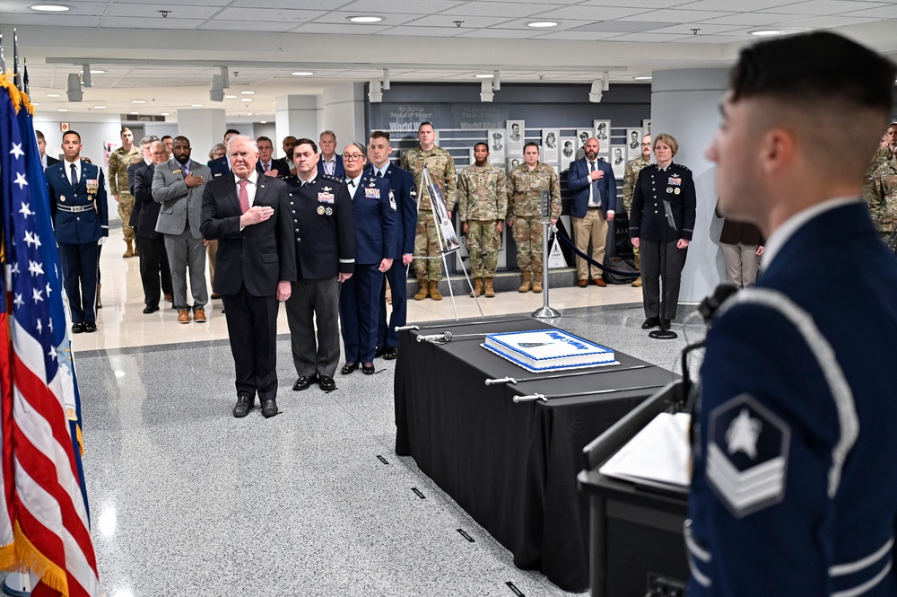 SecAF Kendall, CSO Saltzman host USSF 5th birthday at the Pentagon