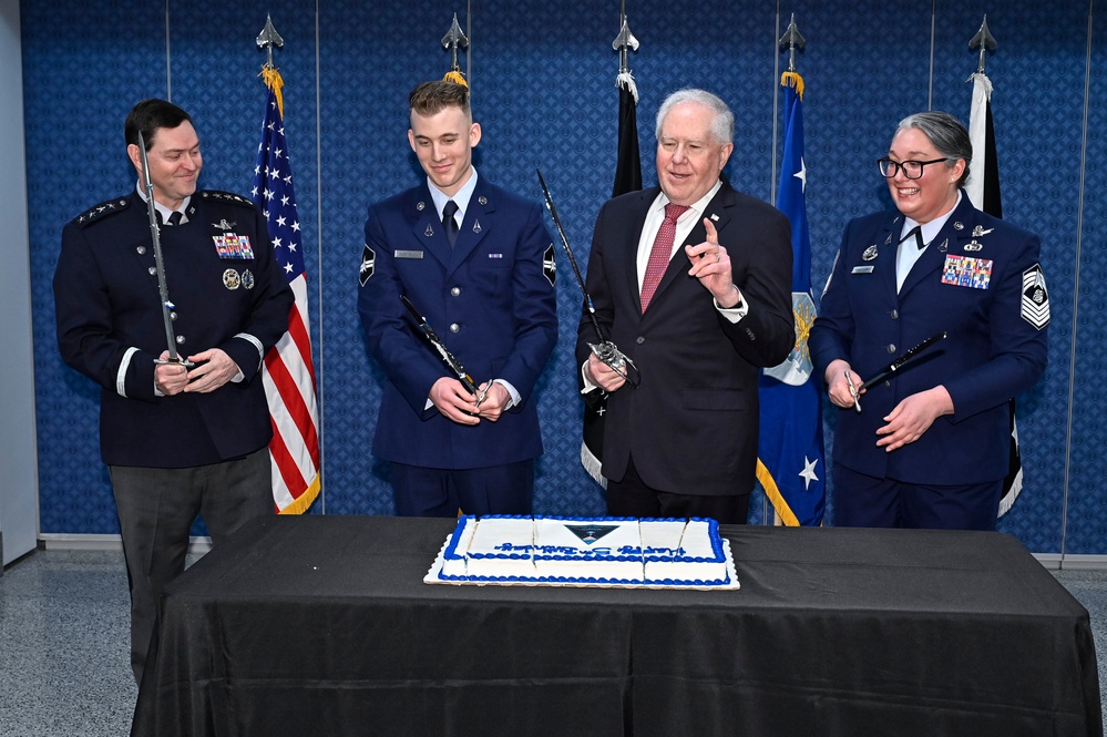 SecAF Kendall, CSO Saltzman host USSF 5th birthday at the Pentagon