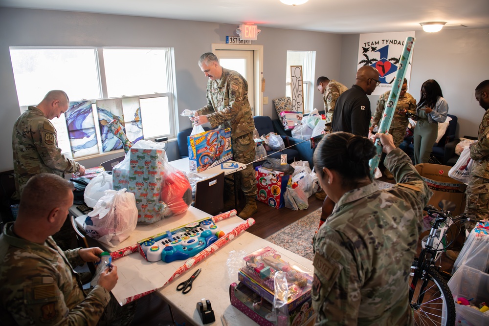 Tyndall First Sergeants prepare for Operation Angel Tree