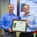 USACE, Chicago District's David Handwerk receives the Department of the Army Civilian Service Commendation Medal at his retirement ceremony.