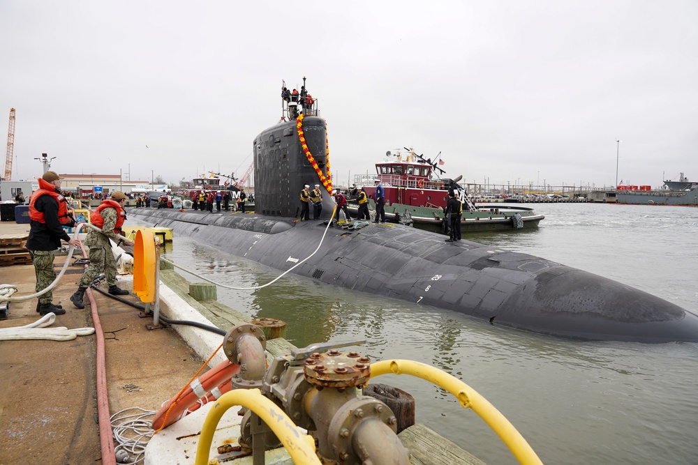 USS New Mexico Returns to Naval Station Norfolk Following Deployment