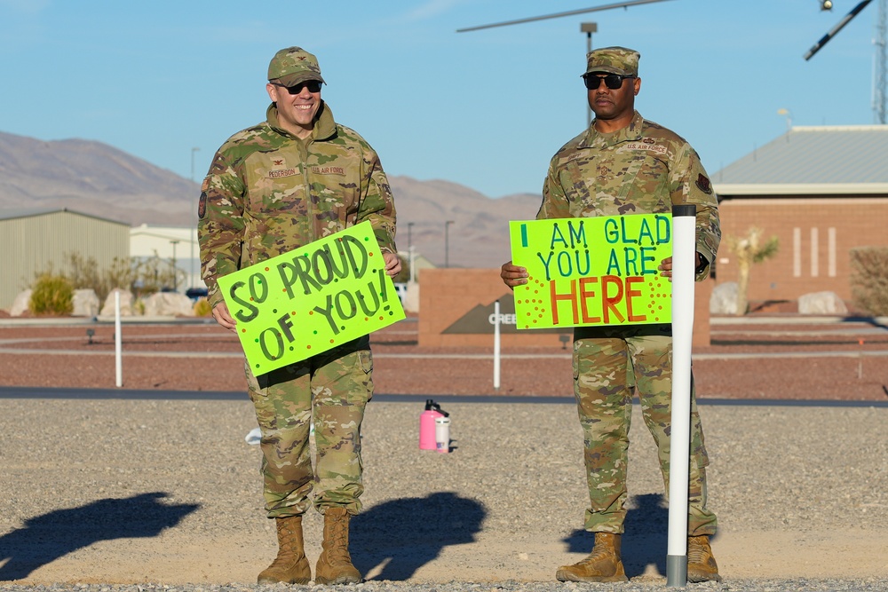 Creech Airmen spread holiday cheer