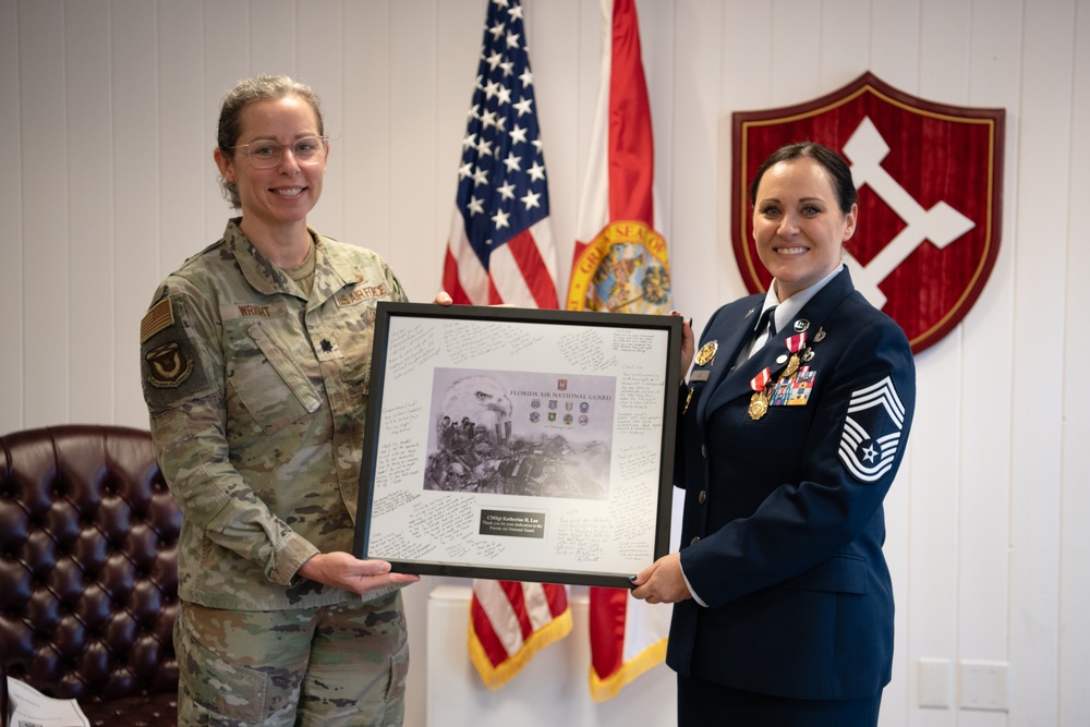 CMSgt. Lee retires following 25 year military career