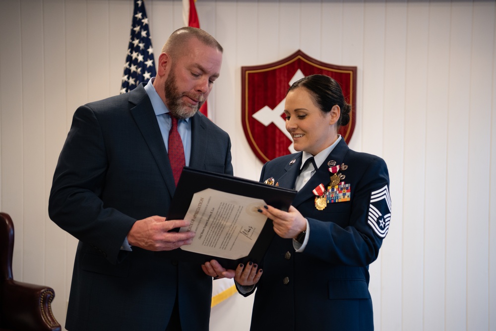 CMSgt. Lee retires following 25 year military career