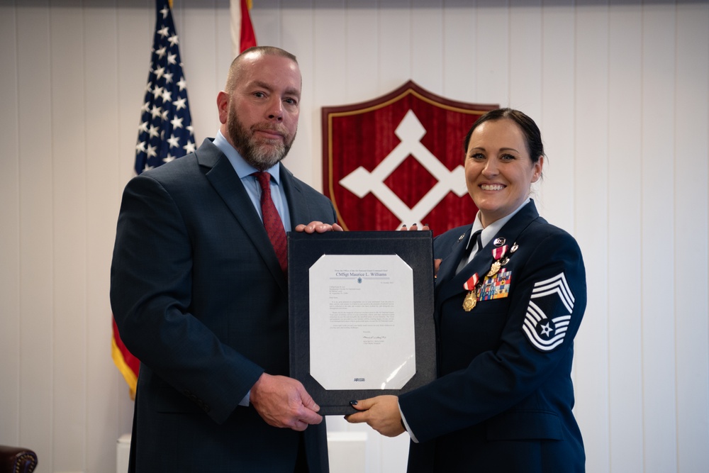 CMSgt. Lee retires following 25 year military career