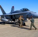 Steel Knight 24: VMFA-232 receives fuel from MWSS-373 Marines at forward arming and refueling point, Beale AFB