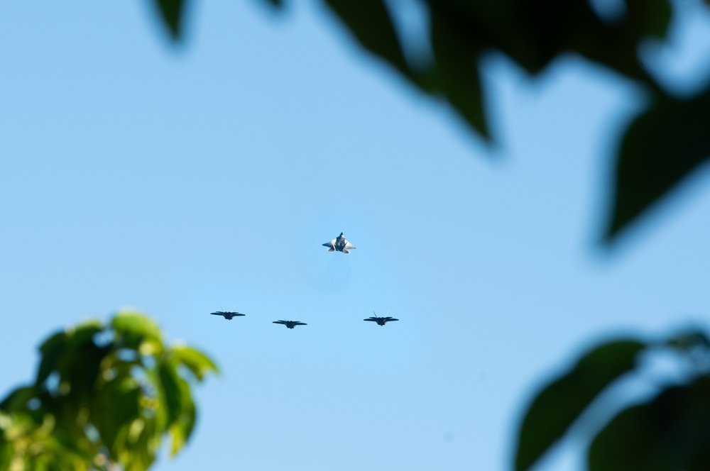 Hawaii ANG Salutes at Hickam Field Remembrance Ceremony