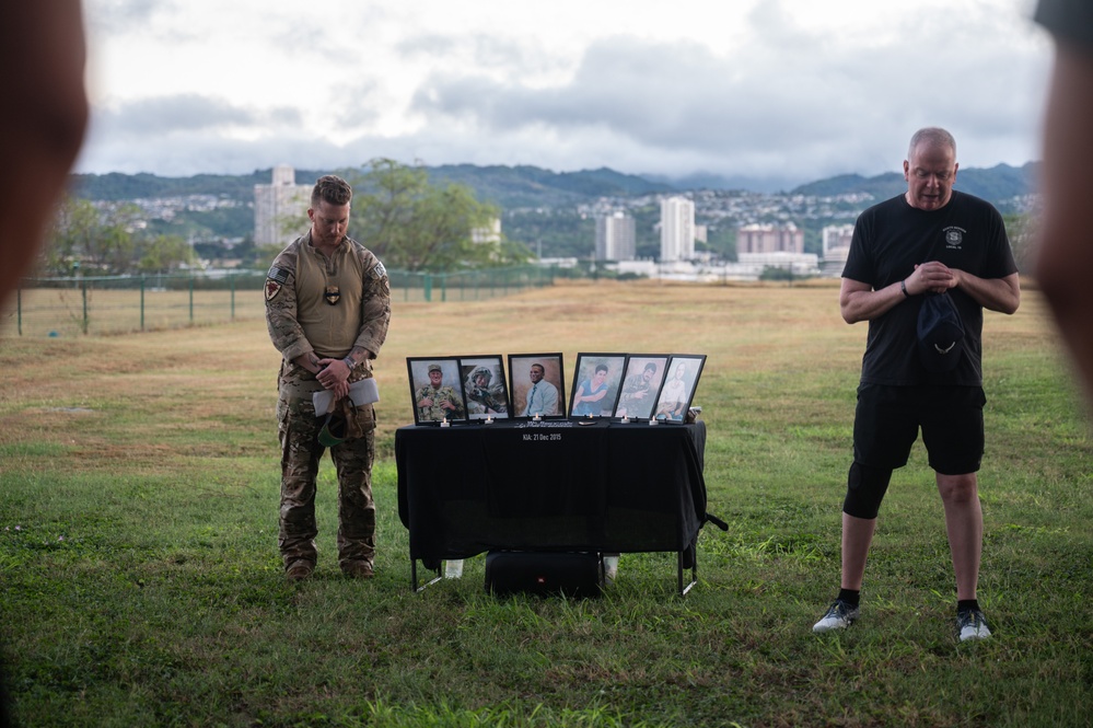 Air Force Office of Special Investigations Detachment 6 hosts Hustler 6 memorial ruck