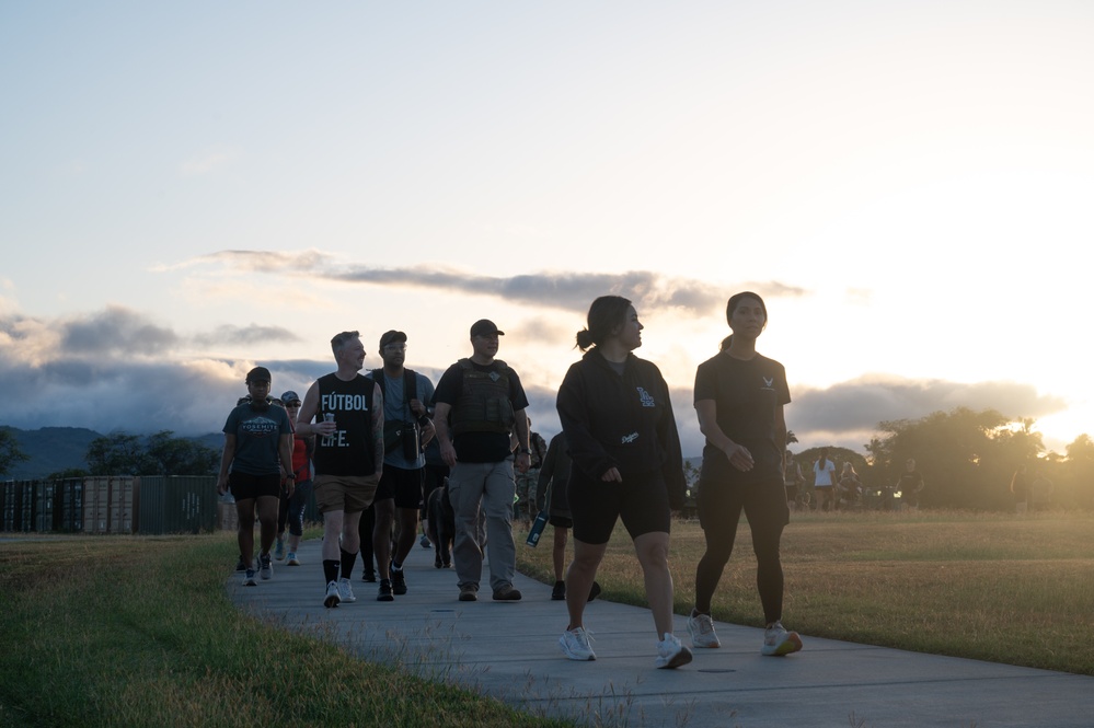 Air Force Office of Special Investigations Detachment 6 hosts Hustler 6 memorial ruck