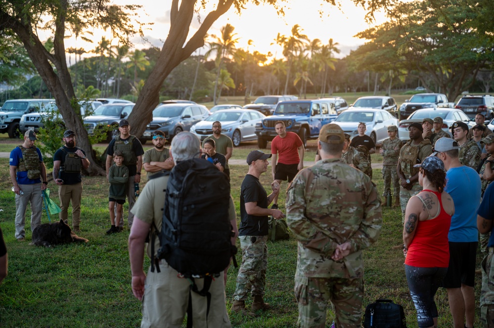 Air Force Office of Special Investigations Detachment 6 hosts Hustler 6 memorial ruck