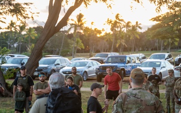 Air Force Office of Special Investigations Detachment 6 hosts Hustler 6 memorial ruck