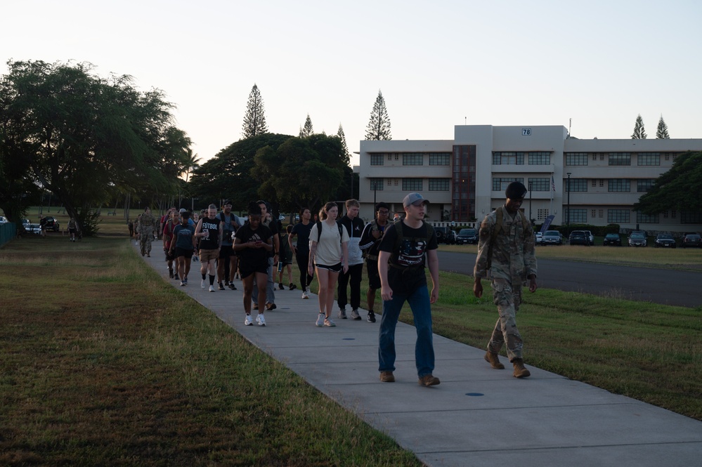 Air Force Office of Special Investigations Detachment 6 hosts Hustler 6 memorial ruck