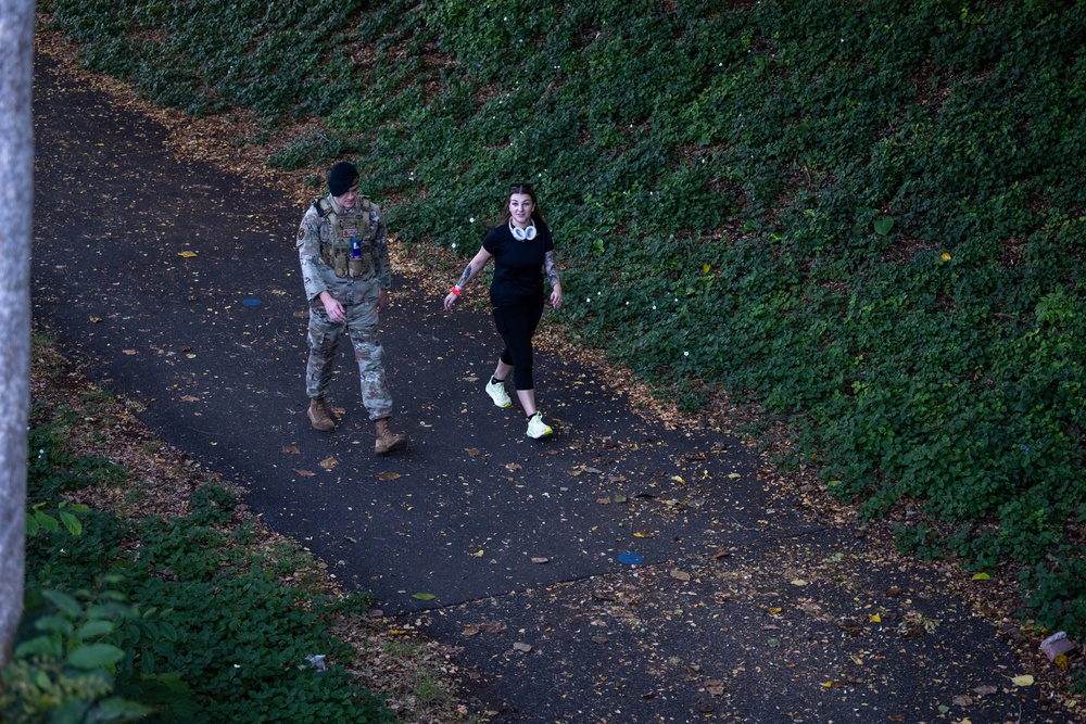 Air Force Office of Special Investigations Detachment 6 hosts Hustler 6 memorial ruck