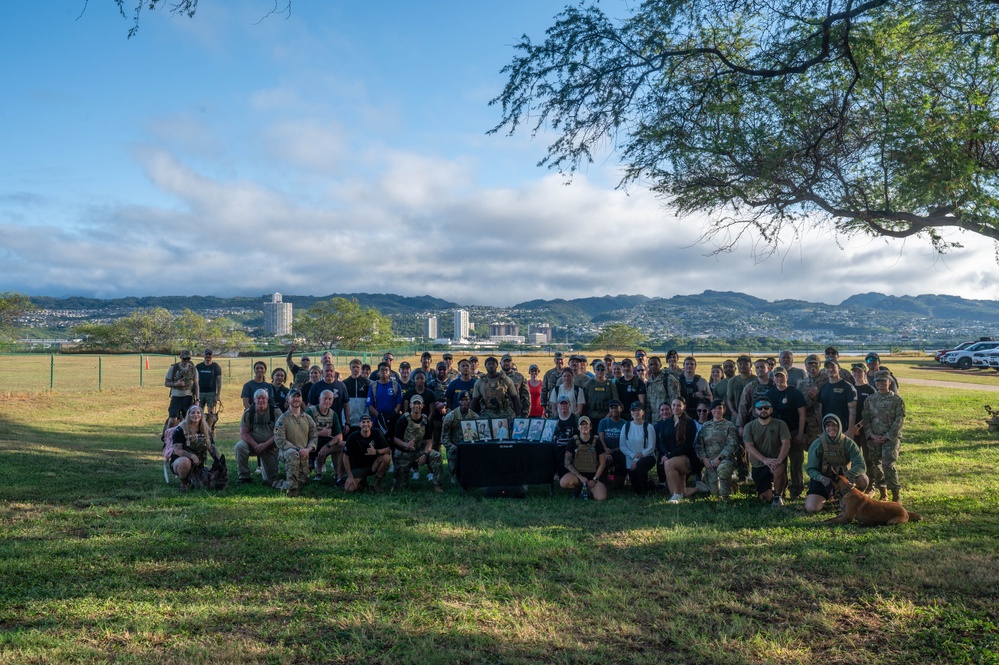 Air Force Office of Special Investigations Detachment 6 hosts Hustler 6 memorial ruck