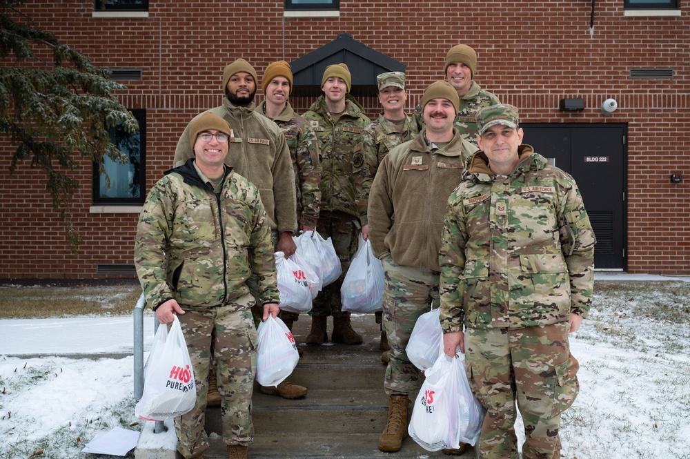 Holiday spirit brightens Grand Forks Air Force Base