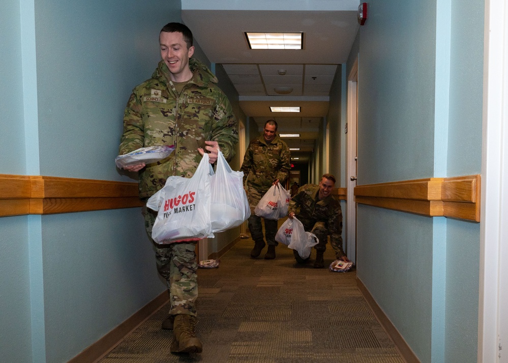 Holiday spirit brightens Grand Forks Air Force Base