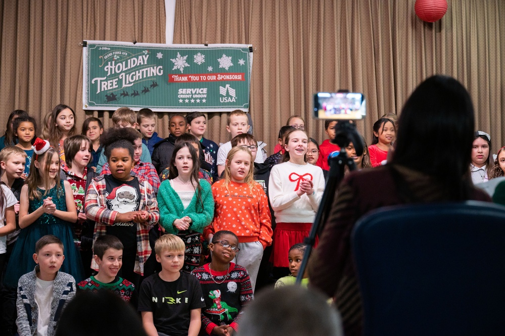 Holiday spirit brightens Grand Forks Air Force Base