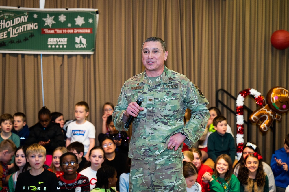 Holiday spirit brightens Grand Forks Air Force Base