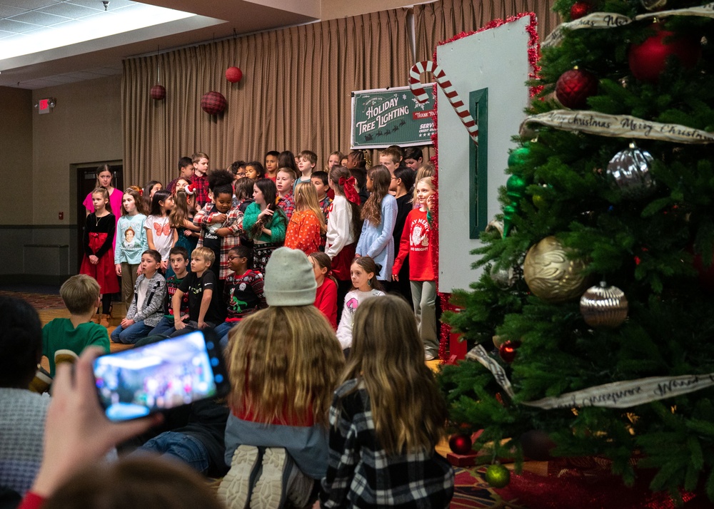 Holiday spirit brightens Grand Forks Air Force Base