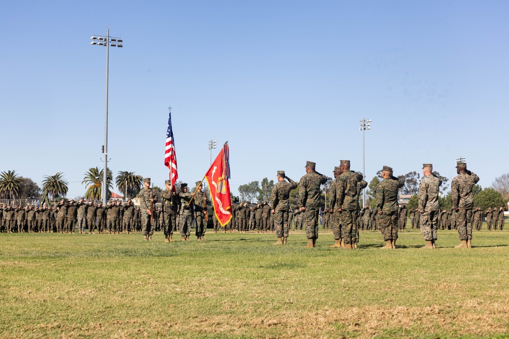 1st MARDIV holds relief, appointment ceremony