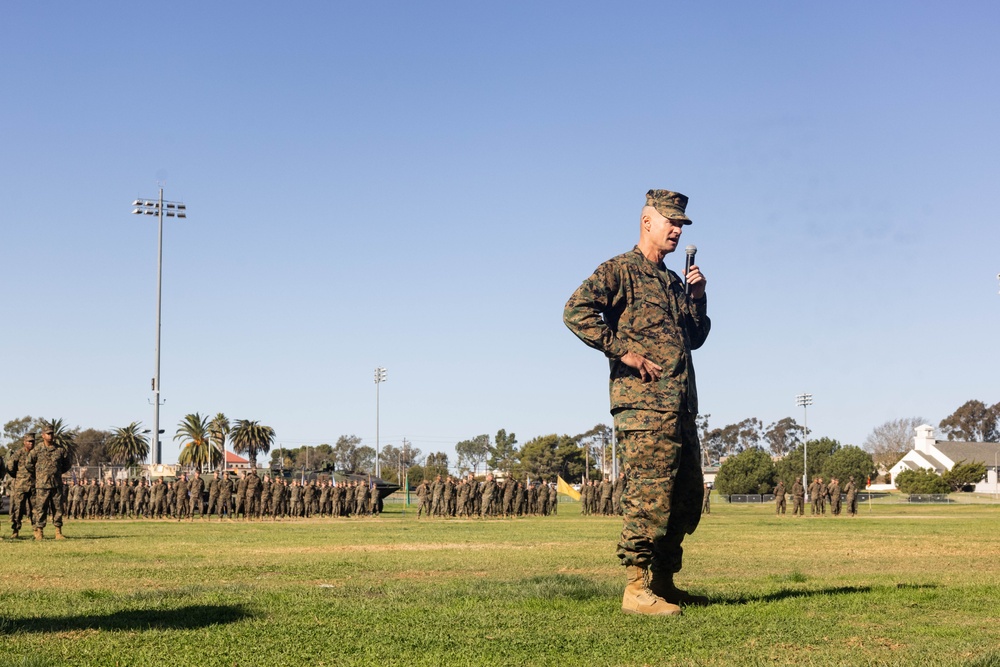 1st MARDIV holds relief, appointment ceremony