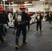 USS Ronald Reagan (CVN 76) conducts a joint damage control drill