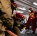 USS Ronald Reagan (CVN 76) conducts a joint damage control drill