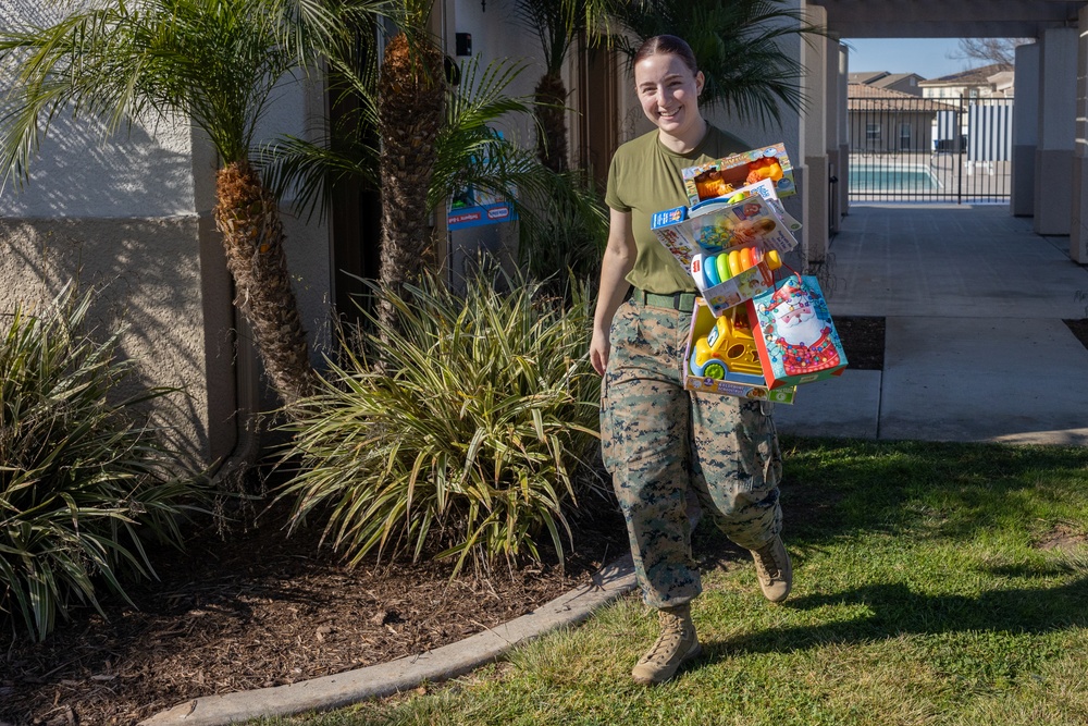 Camp Pendleton Marines Provost Marshal Office Hosts Toys for Tots