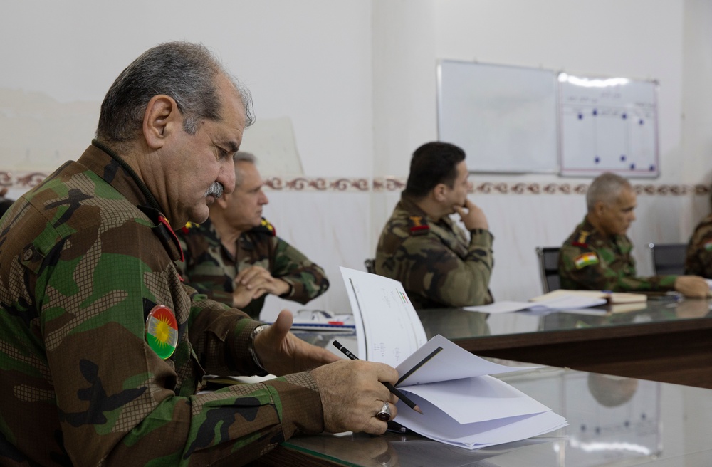 3rd SFAB Instructs MDMP Class to Peshmerga Staff College Instructors