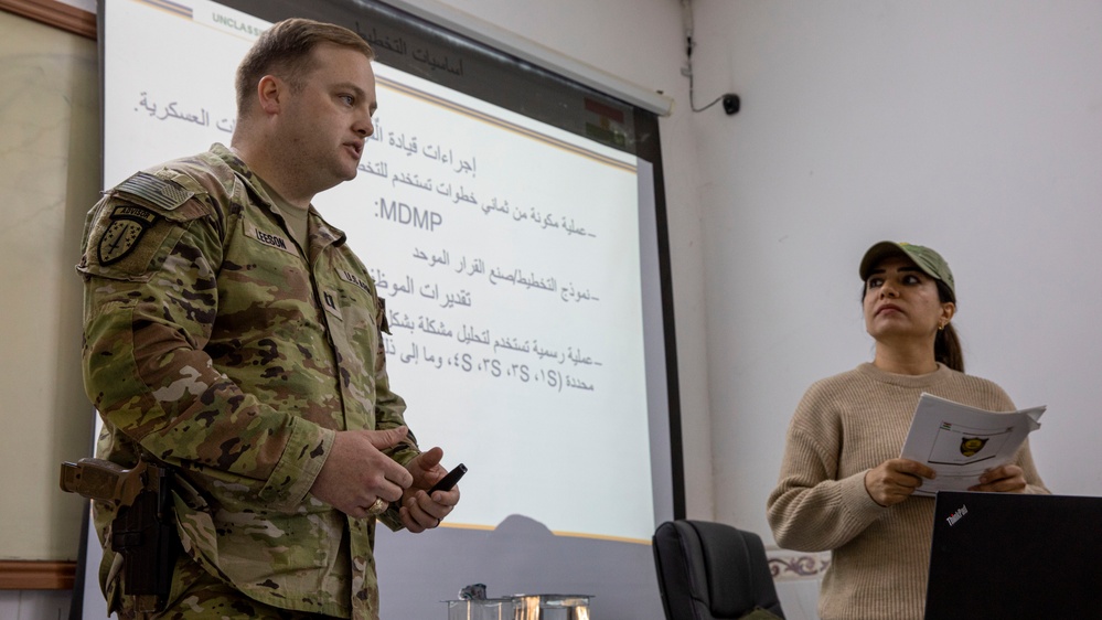 3rd SFAB Instructs MDMP Class to Peshmerga Staff College Instructors