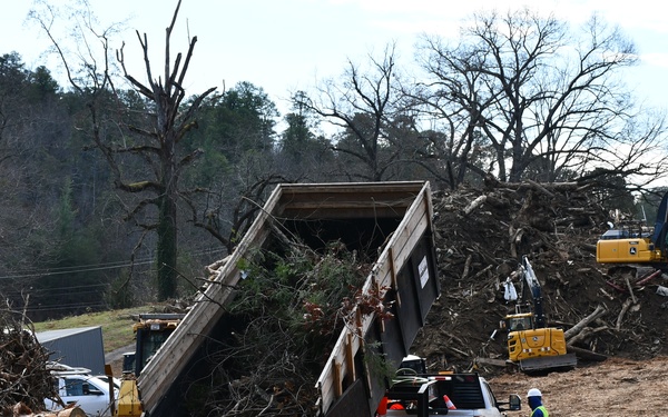 USACE oversees debris disposition in Lake Lure