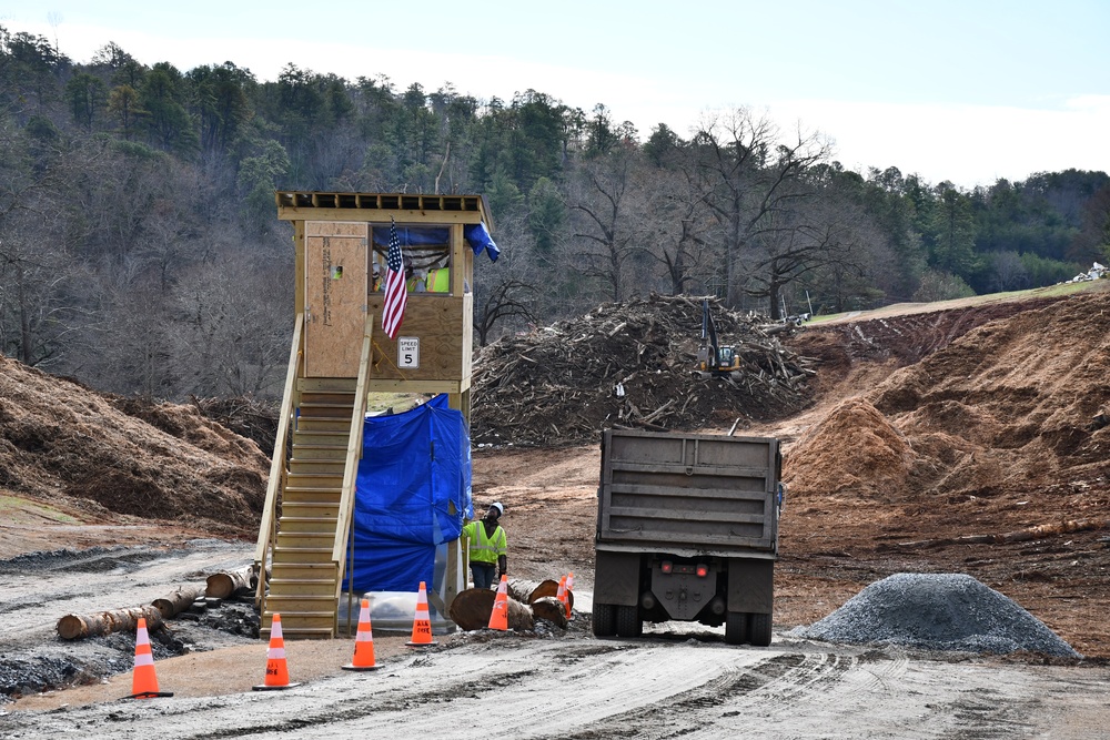 USACE oversees debris disposition in Lake Lure