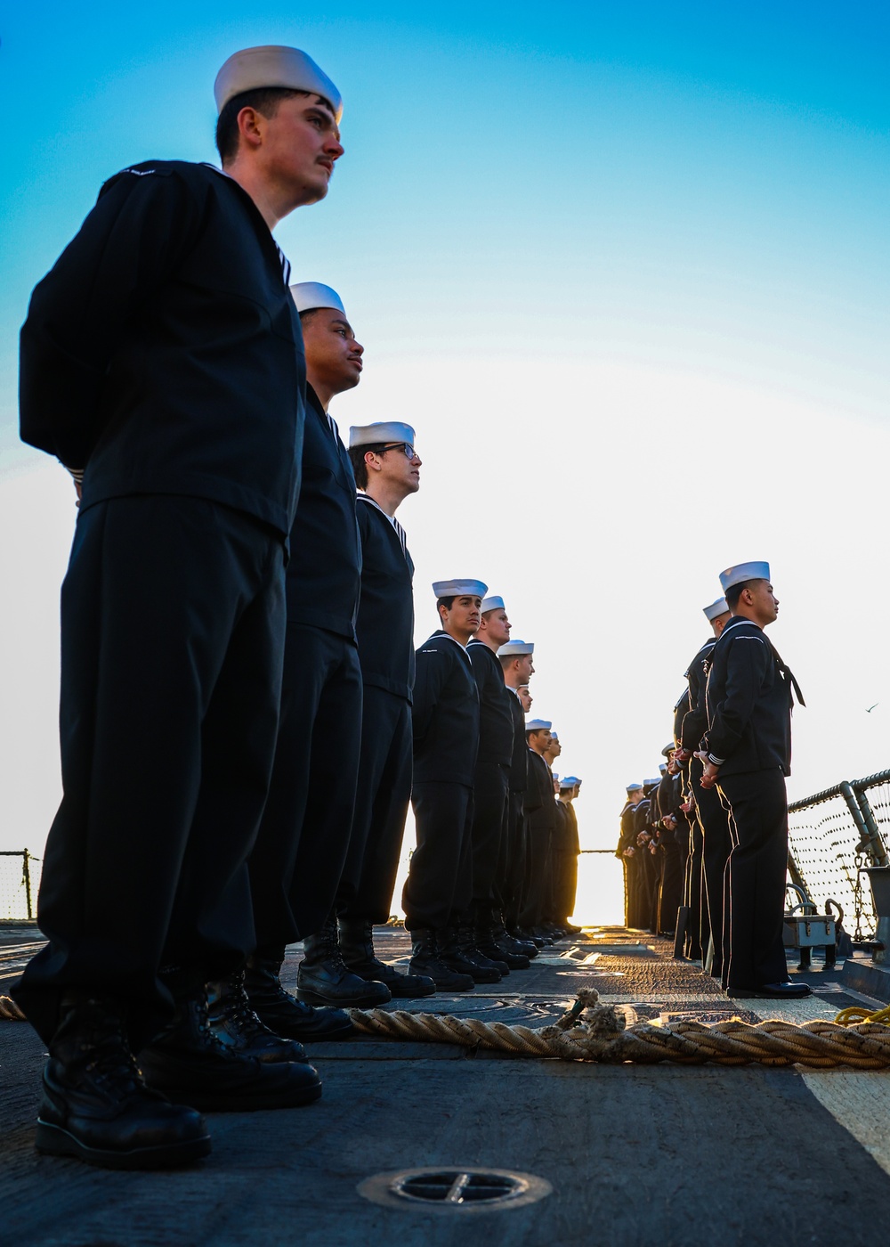 USS Bulkeley returns to Home Port and hosts The Secretary of the Navy