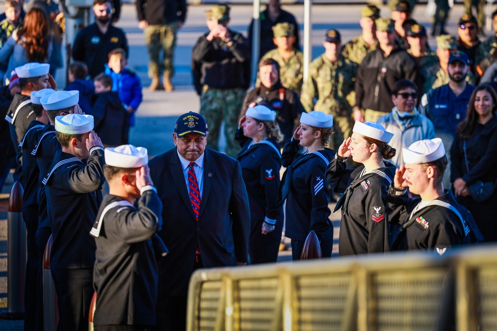 USS Bulkeley returns to Home Port and hosts The Secretary of the Navy