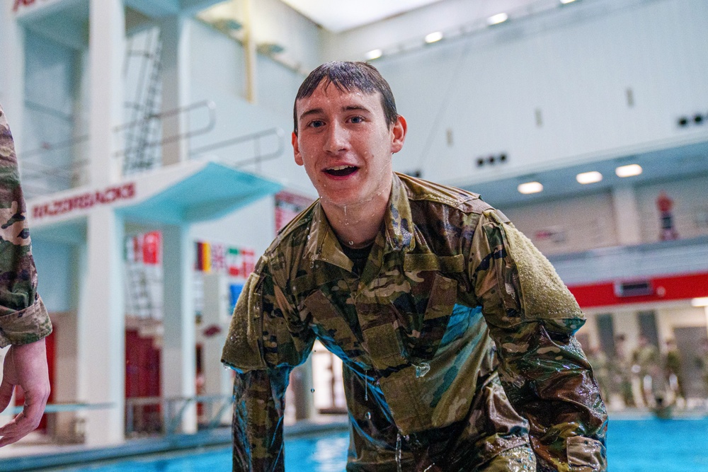 Army ROTC Cadets Tackle Water Survival Training at University of Arkansas