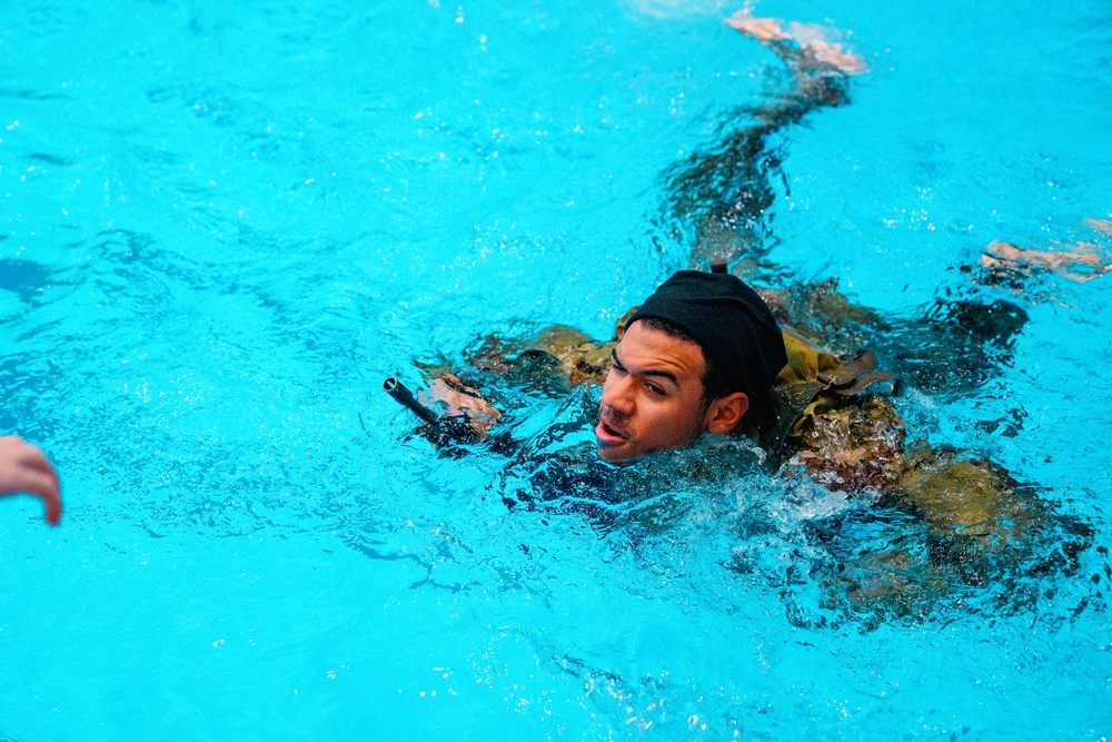 Army ROTC Cadets Tackle Water Survival Training at University of Arkansas
