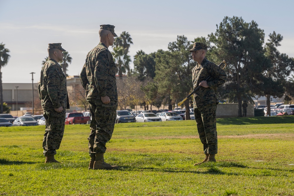 1st MARDIV holds relief, appointment ceremony