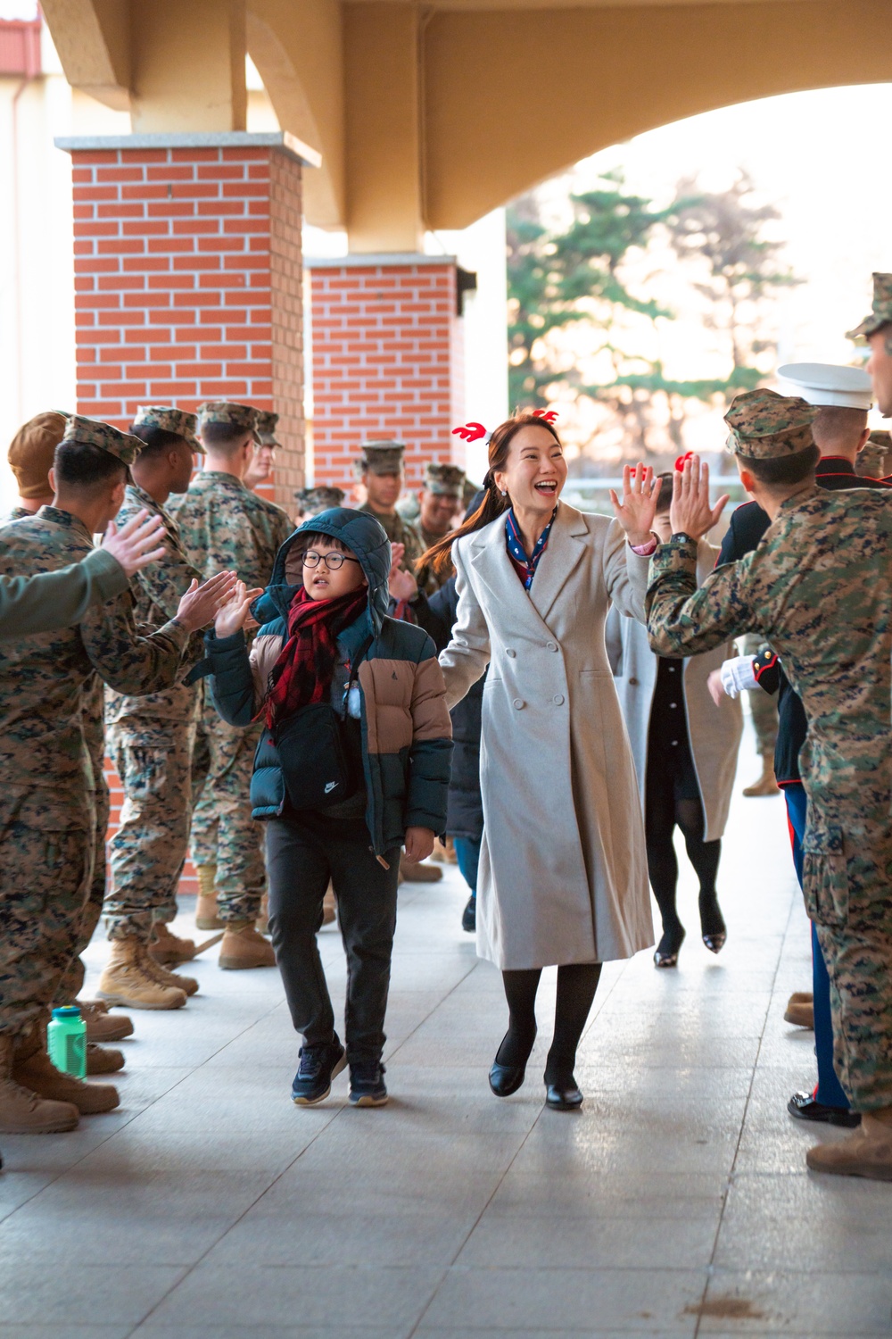 Camp Mujuk Hosts Tree Lighting Ceremony for Local Pohang Community