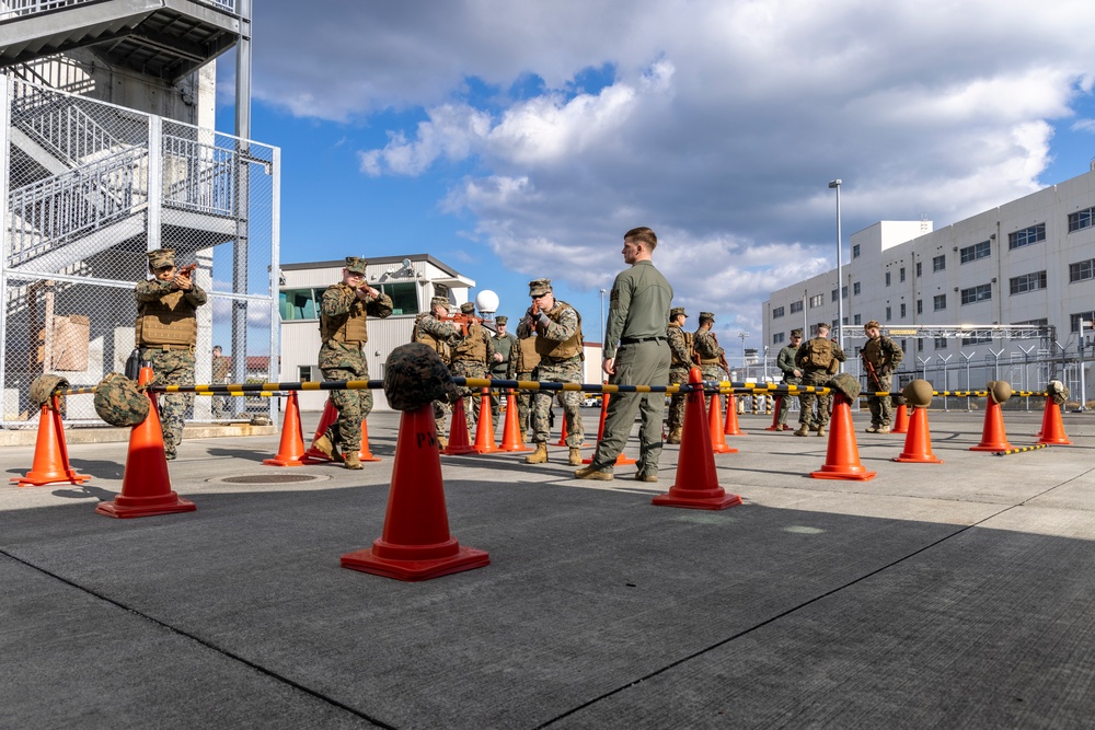 U.S. Marines learn advanced room clearing procedures in Japan