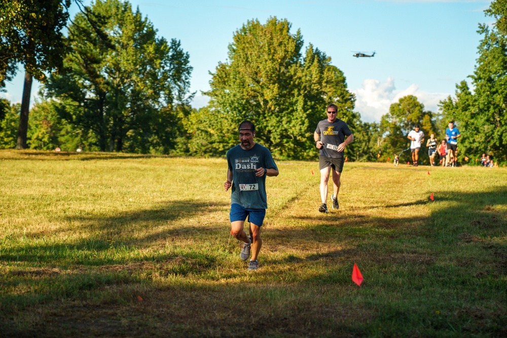 UH-60 Black Hawk 5k Race Flyover Arkansas National Guard Minuteman Day