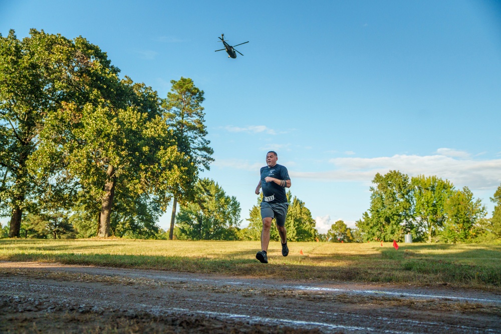 UH-60 Black Hawk 5k Race Flyover Arkansas National Guard Minuteman Day