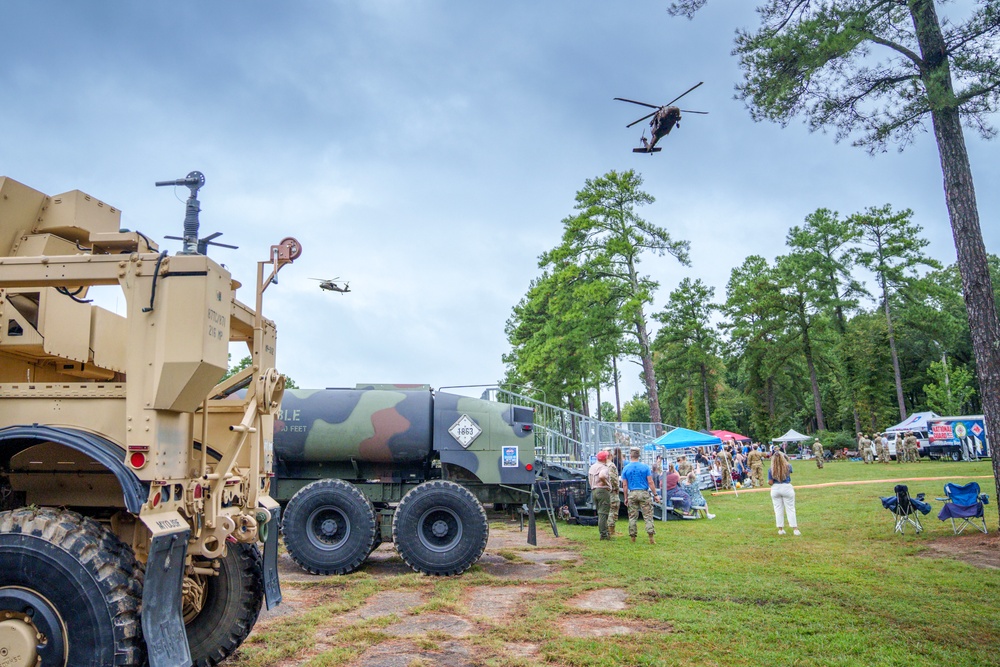 UH-60 Black Hawk Helicopter Fly-over Arkansas National Guard Minuteman Day