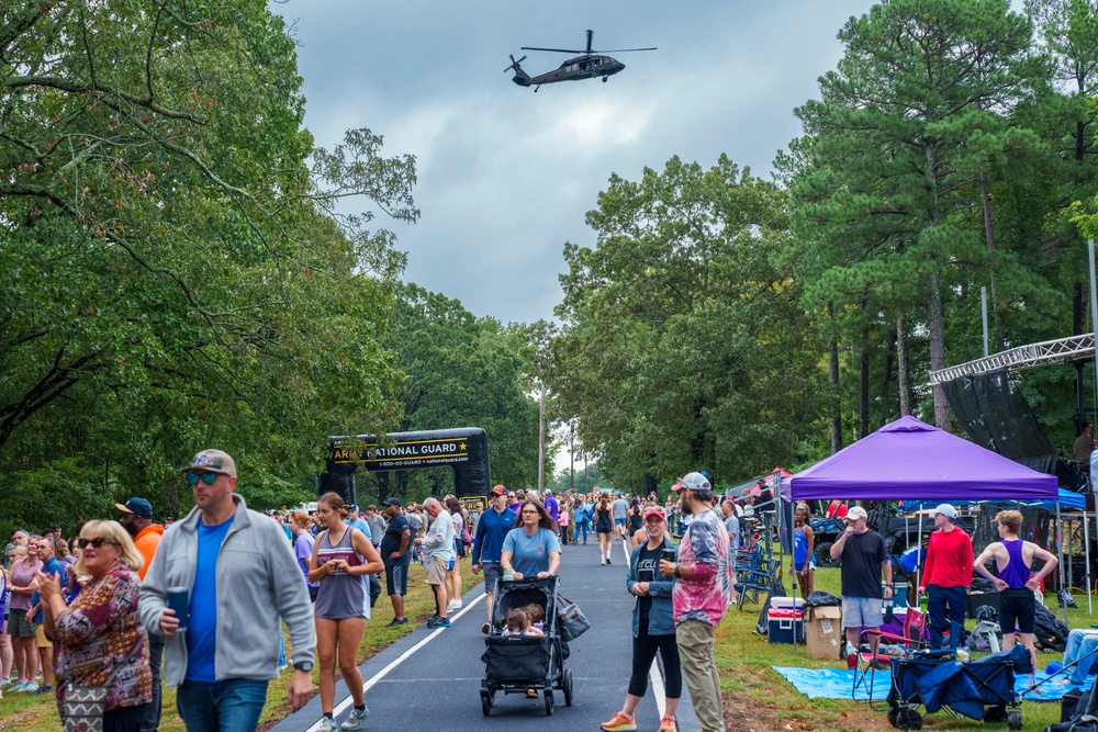 UH-60 Black Hawk Helicopter Fly-over Arkansas National Guard Minuteman Day