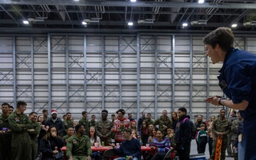 U.S. Marines, families celebrate the holiday season overseas